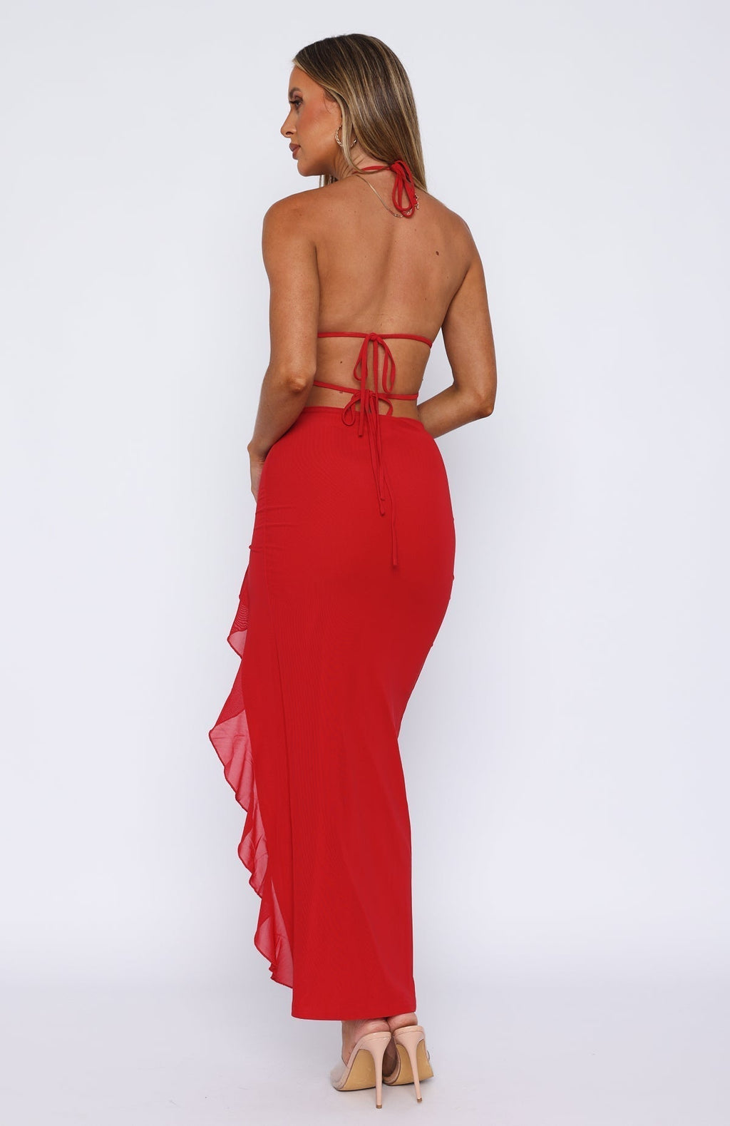 Valeria™ | Vestido Maxi Cereza