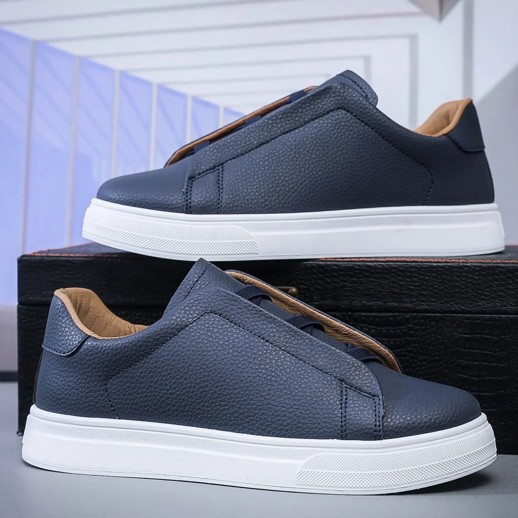 SAN FERNANDO - Zapatillas de piel