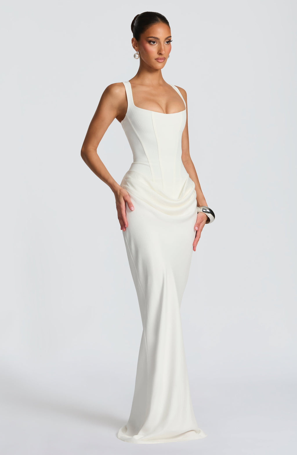Lucía™ | Vestido Maxi Reloj de Arena