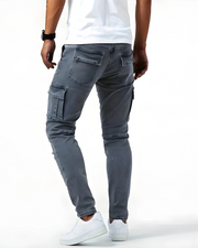Marino Pantalones elásticos cargo