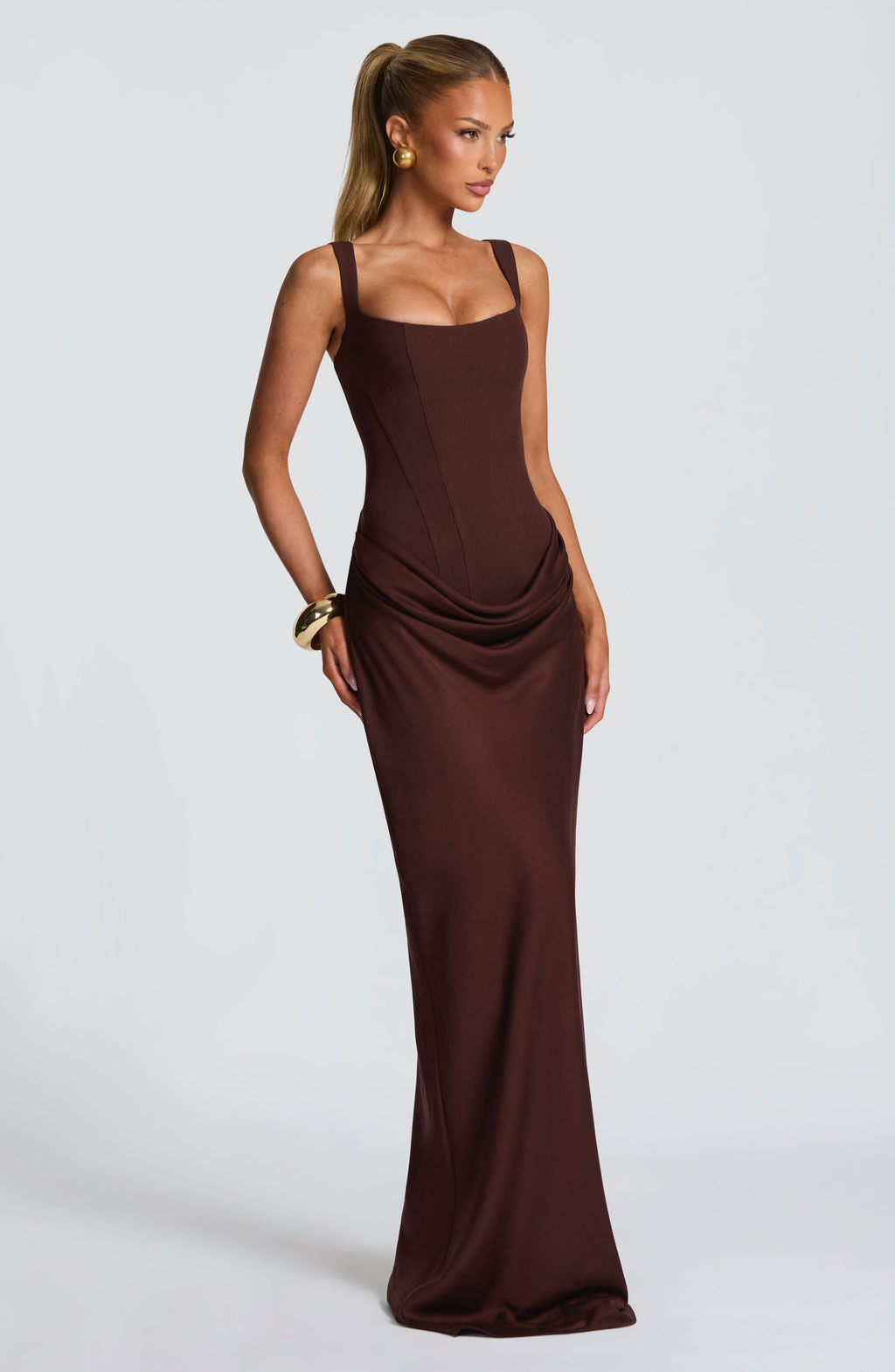 Lucía™ | Vestido Maxi Reloj de Arena