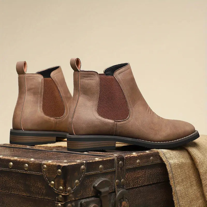 PONFERRADA - Botas clásicas de piel para hombre