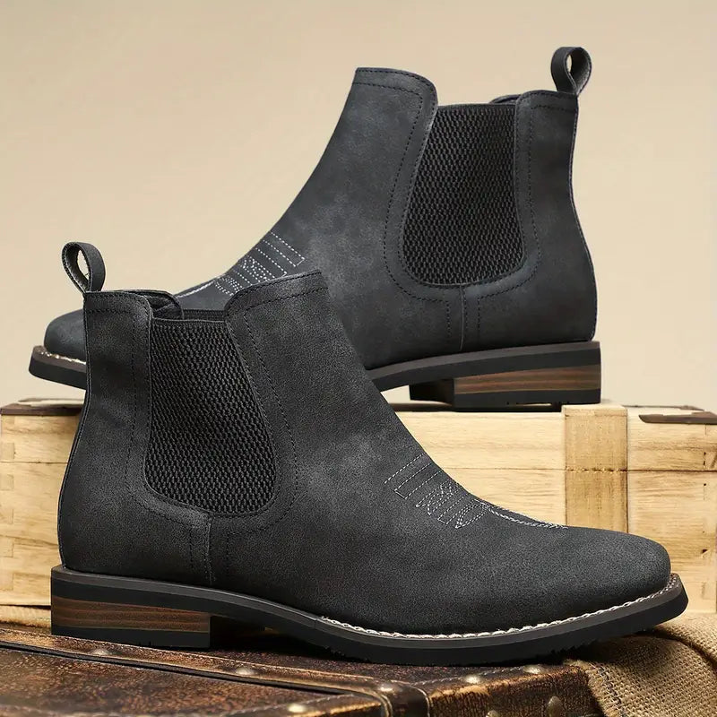 PONFERRADA - Botas clásicas de piel para hombre