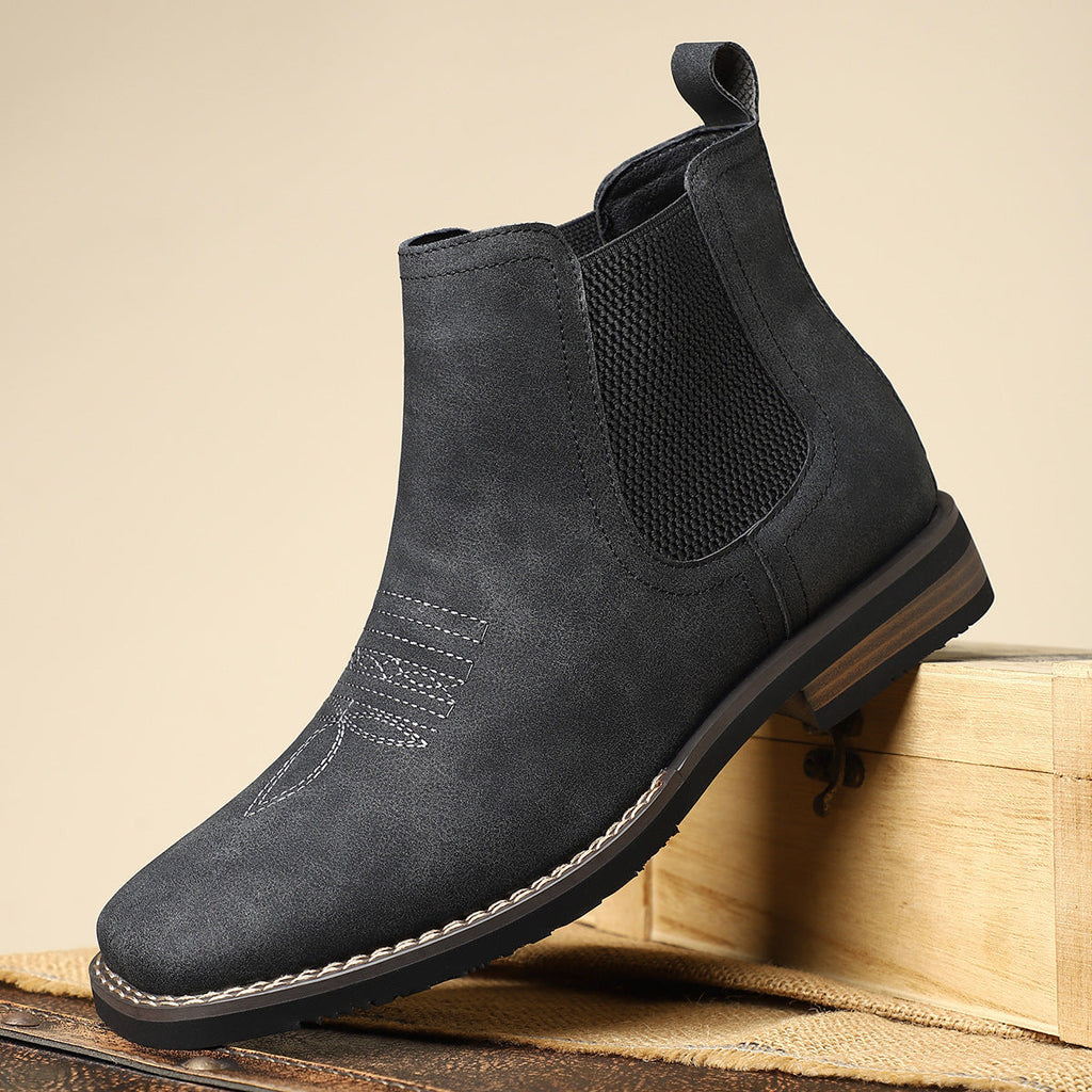 PONFERRADA - Botas clásicas de piel para hombre