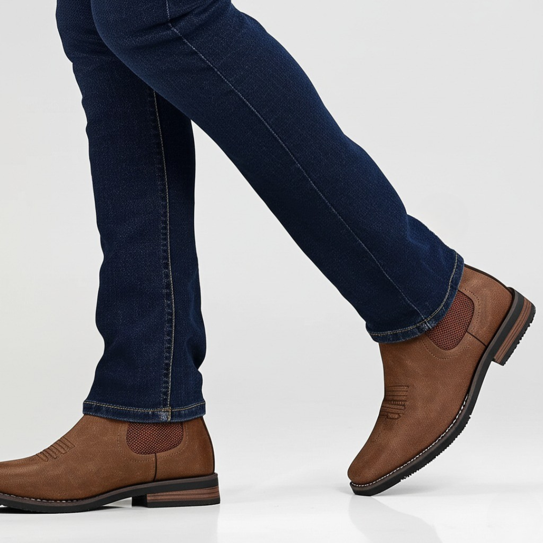 PONFERRADA - Botas clásicas de piel para hombre