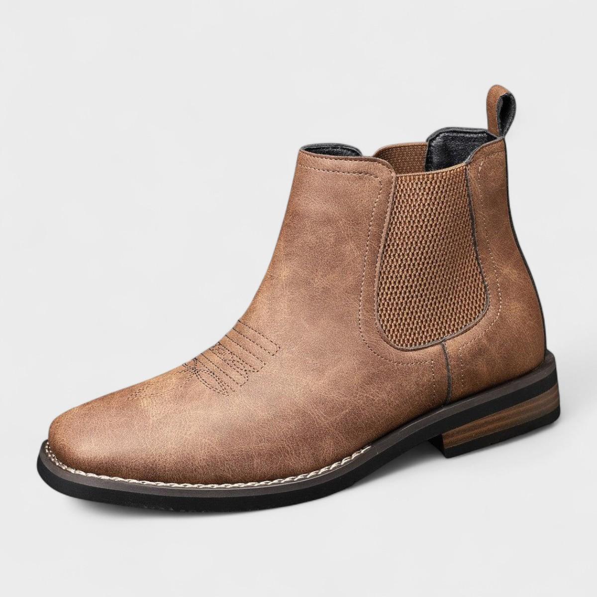 PONFERRADA - Botas clásicas de piel para hombre