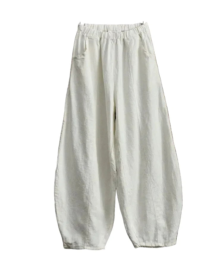 NOUR | Pantalón palazzo fluido de inspiración natural