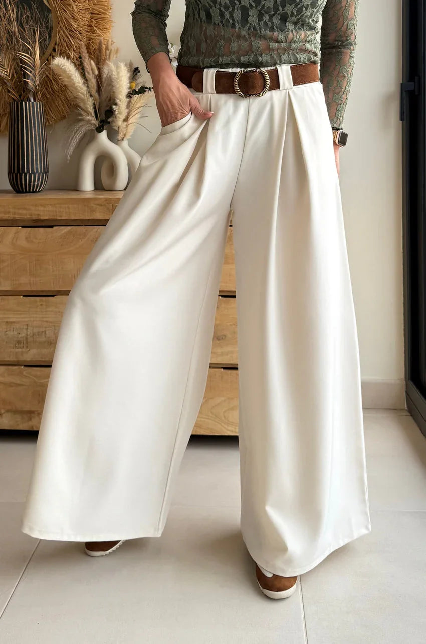 VALEN - Pantalón wide leg