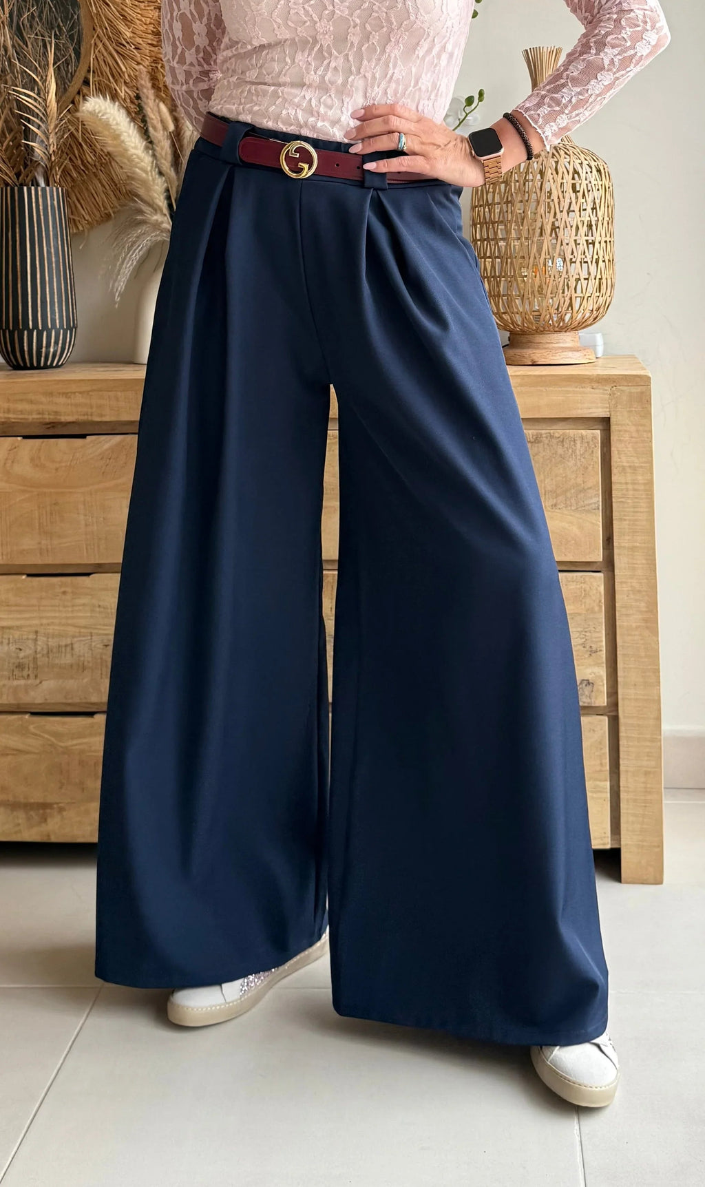 VALEN - Pantalón wide leg