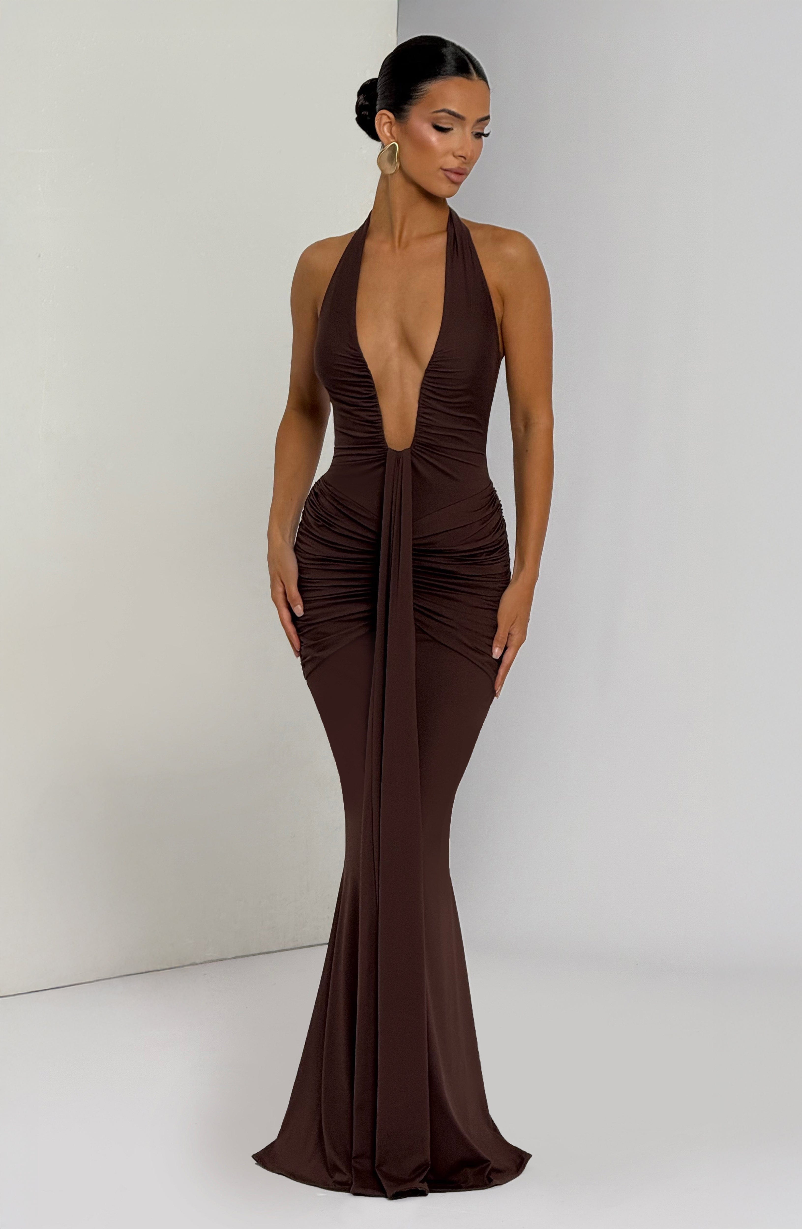 Victoria™ | Vestido Maxi Medianoche