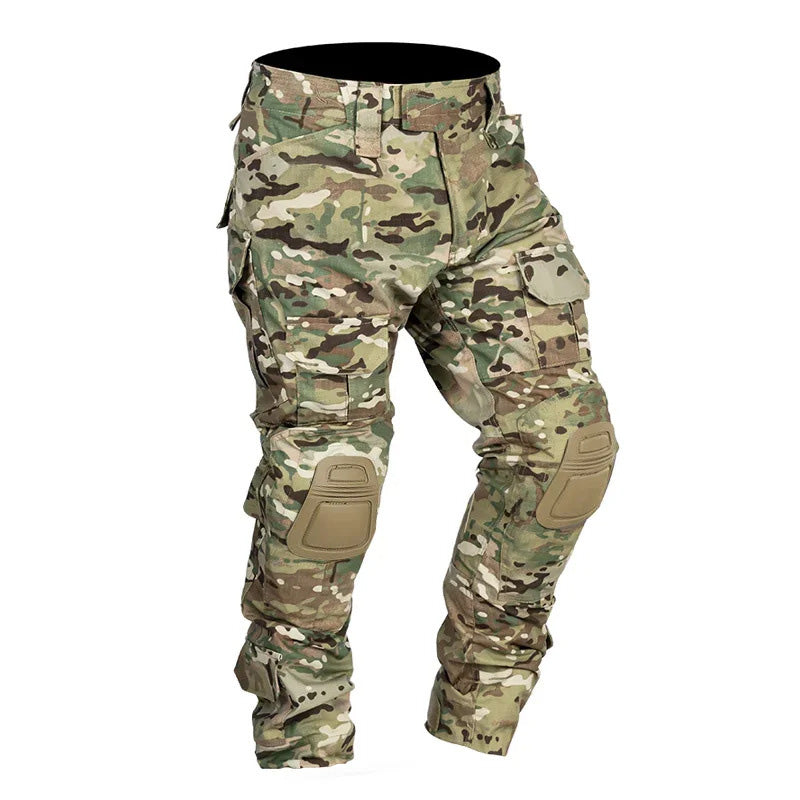 Pantalones Cargo Tácticos para Hombre con Protección para las Rodillas