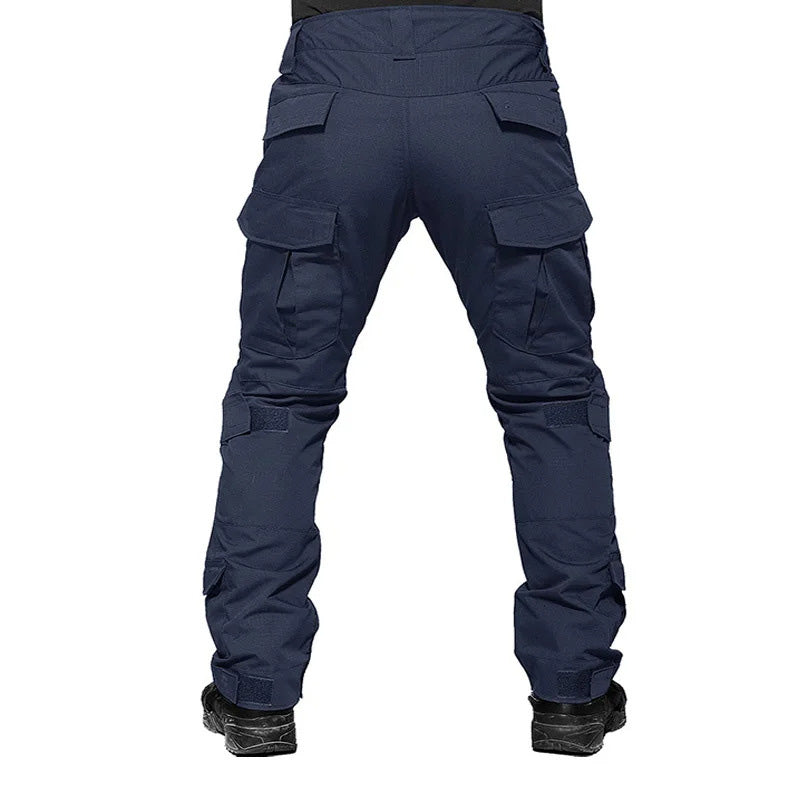 Pantalones Cargo Tácticos para Hombre con Protección para las Rodillas