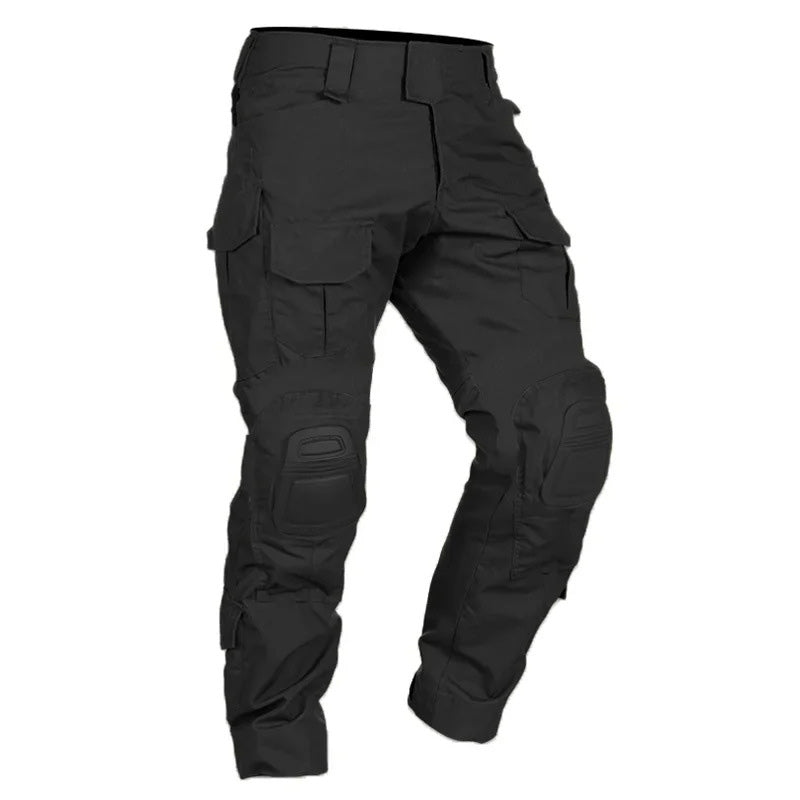 Pantalones Cargo Tácticos para Hombre con Protección para las Rodillas