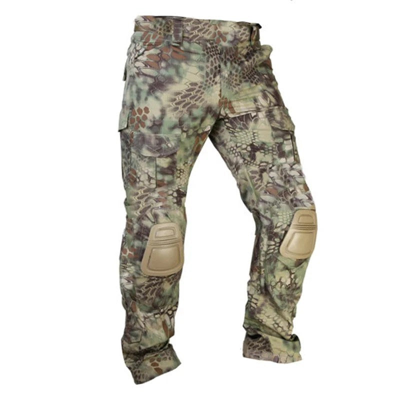 Pantalones Cargo Tácticos para Hombre con Protección para las Rodillas